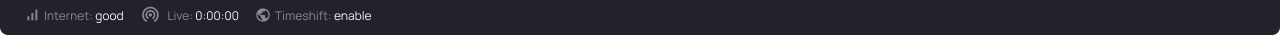 Idle status bar