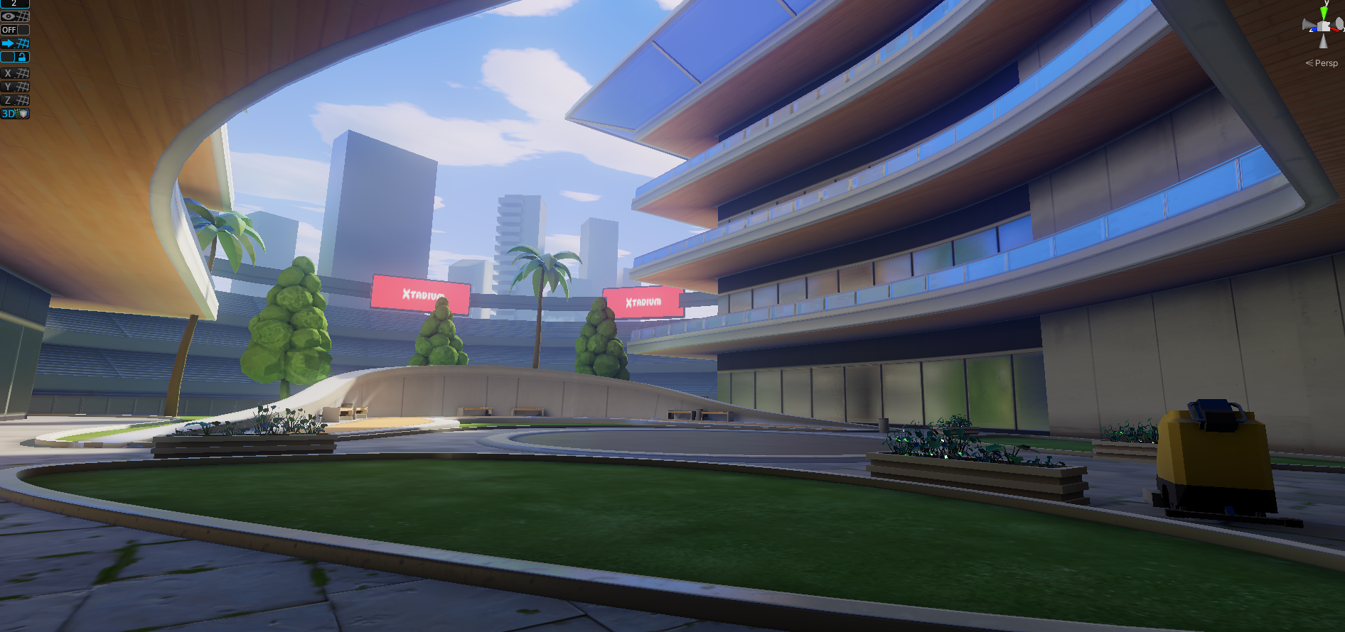 Xtadium main hub environment